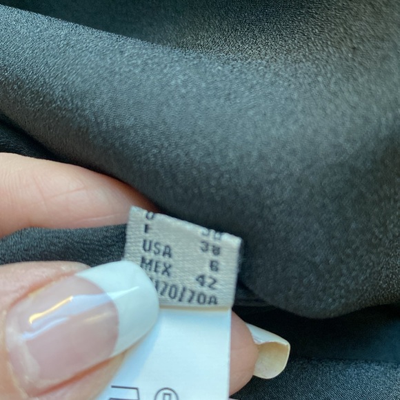 PINKO Gaudenzio Black and White Silk Blend Midi Skirt size US 6 - Picture 7 of 10